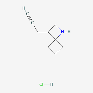 3-(Prop-2-yn-1-yl)-1-azaspiro[3.3]heptanehydrochloride