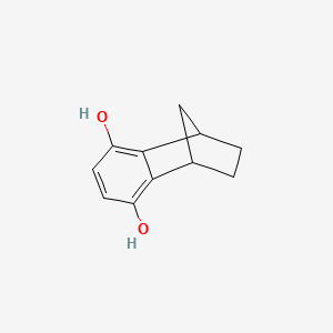 molecular formula C11H12O2 B1360090 1,2,3,4-Tetrahydro-1,4-methanonaphthalene-5,8-diol CAS No. 16144-91-5