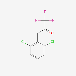 molecular formula C9H5Cl2F3O B13600932 3-(2,6-Dichlorophenyl)-1,1,1-trifluoropropan-2-one 