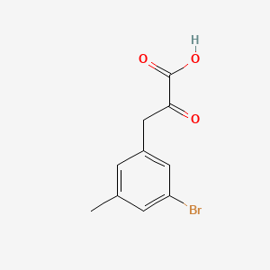 3-(3-Bromo-5-methylphenyl)-2-oxopropanoic acid