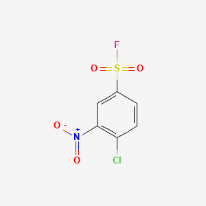 molecular formula C6H3ClFNO4S B1360094 4-氯-3-硝基苯磺酰氟 CAS No. 349-04-2