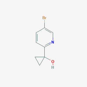 1-(5-Bromopyridin-2-yl)cyclopropan-1-ol