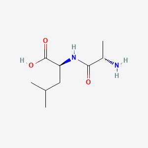 molecular formula C9H18N2O3 B1360096 l-丙氨酰-l-亮氨酸 CAS No. 3303-34-2