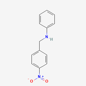 molecular formula C13H12N2O2 B1360097 N-[(4-硝基苯基)甲基]苯胺 CAS No. 10359-18-9