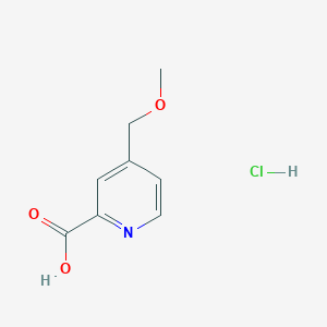 4-(Methoxymethyl)pyridine-2-carboxylicacidhydrochloride