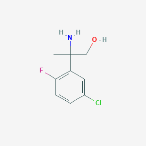 2-Amino-2-(5-chloro-2-fluorophenyl)propan-1-ol