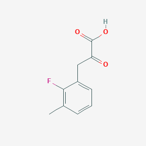 molecular formula C10H9FO3 B13600982 3-(2-Fluoro-3-methylphenyl)-2-oxopropanoic acid 