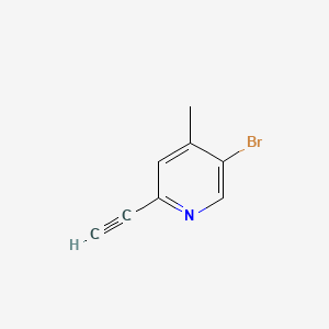 5-Bromo-2-ethynyl-4-methylpyridine