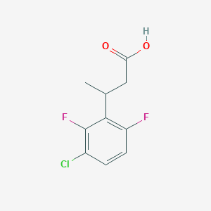 3-(3-Chloro-2,6-difluorophenyl)butanoic acid