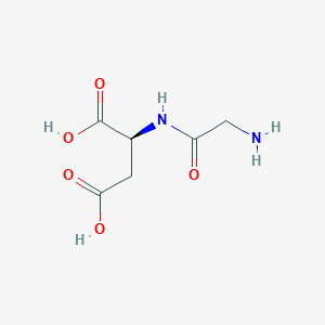 molecular formula C6H10N2O5 B1360100 甘氨酰-L-天冬氨酸 CAS No. 4685-12-5