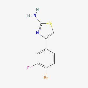 4-(4-Bromo-3-fluorophenyl)thiazol-2-amine