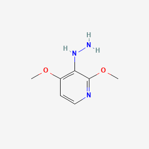 3-Hydrazineyl-2,4-dimethoxypyridine