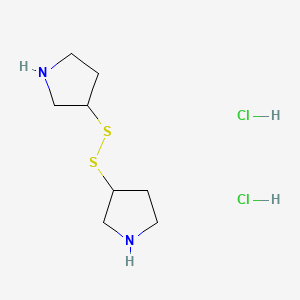 3-(Pyrrolidin-3-yldisulfanyl)pyrrolidinedihydrochloride