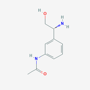 (R)-N-(3-(1-Amino-2-hydroxyethyl)phenyl)acetamide