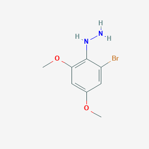 (2-Bromo-4,6-dimethoxyphenyl)hydrazine