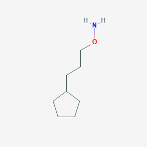 molecular formula C8H17NO B13601107 O-(3-cyclopentylpropyl)hydroxylamine 