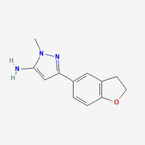 3-(2,3-Dihydrobenzofuran-5-yl)-1-methyl-1h-pyrazol-5-amine