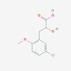 3-(5-Chloro-2-methoxyphenyl)-2-hydroxypropanoic acid