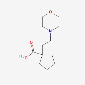 1-(2-Morpholinoethyl)cyclopentane-1-carboxylic acid