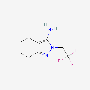 2-(2,2,2-trifluoroethyl)-4,5,6,7-tetrahydro-2H-indazol-3-amine