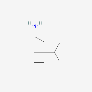 2-[1-(Propan-2-yl)cyclobutyl]ethan-1-amine