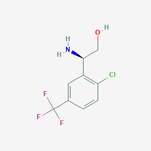 (R)-2-Amino-2-(2-chloro-5-(trifluoromethyl)phenyl)ethan-1-ol