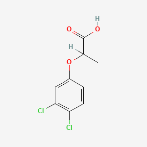 molecular formula C9H8Cl2O3 B1360115 2-(3,4-二氯苯氧)丙酸 CAS No. 3307-41-3