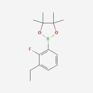 2-(3-Ethyl-2-fluorophenyl)-4,4,5,5-tetramethyl-1,3,2-dioxaborolane