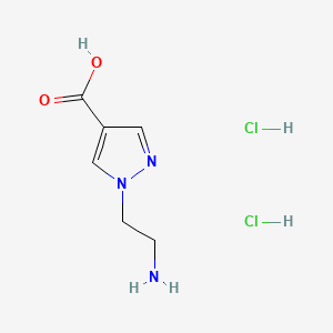 1-(2-aminoethyl)-1H-pyrazole-4-carboxylic acid dihydrochloride