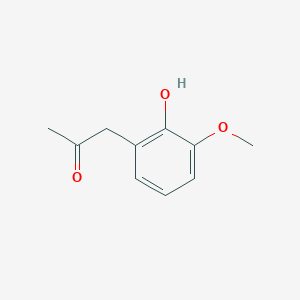 molecular formula C10H12O3 B13601192 1-(2-Hydroxy-3-methoxyphenyl)propan-2-one 