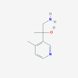 1-Amino-2-(4-methylpyridin-3-yl)propan-2-ol