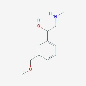 1-(3-(Methoxymethyl)phenyl)-2-(methylamino)ethan-1-ol