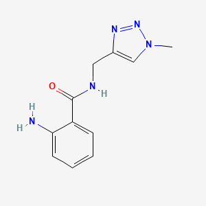 2-amino-N-[(1-methyl-1H-1,2,3-triazol-4-yl)methyl]benzamide