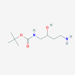 molecular formula C9H20N2O3 B13601233 tert-Butyl (4-amino-2-hydroxybutyl)carbamate 