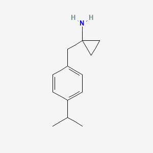 1-{[4-(Propan-2-yl)phenyl]methyl}cyclopropan-1-amine