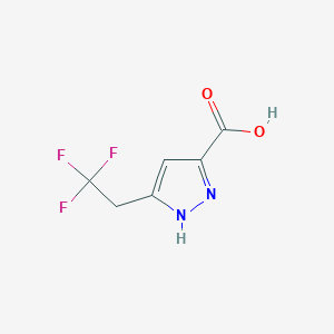 5-(2,2,2-Trifluoroethyl)-1H-pyrazole-3-carboxylic acid