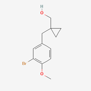 (1-(3-Bromo-4-methoxybenzyl)cyclopropyl)methanol