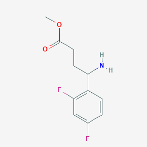 Methyl 4-amino-4-(2,4-difluorophenyl)butanoate