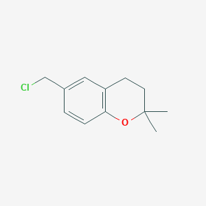 6-(Chloromethyl)-2,2-dimethyl-3,4-dihydro-2H-1-benzopyran