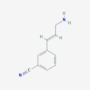 3-(3-Aminoprop-1-en-1-yl)benzonitrile