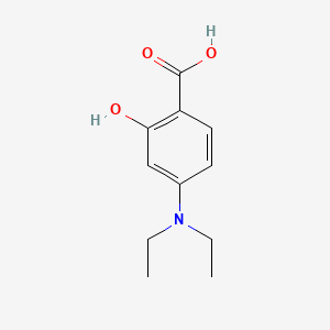 molecular formula C11H15NO3 B1360137 4-(二乙基氨基)-2-羟基苯甲酸 CAS No. 23050-90-0