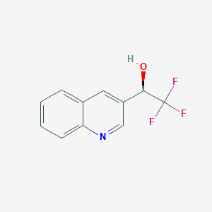 (1R)-2,2,2-trifluoro-1-(quinolin-3-yl)ethan-1-ol