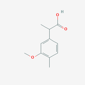 2-(3-Methoxy-4-methylphenyl)propanoic acid