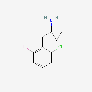 1-(2-Chloro-6-fluorobenzyl)cyclopropan-1-amine