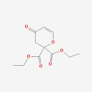 2,2-diethyl4-oxo-3,4-dihydro-2H-pyran-2,2-dicarboxylate