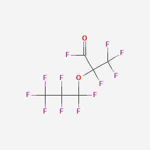molecular formula C6F12O2 B1360150 2,3,3,3-四氟-2-(全氟丙氧基)丙酰氟 CAS No. 2062-98-8