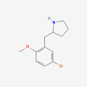 2-(5-Bromo-2-methoxybenzyl)pyrrolidine