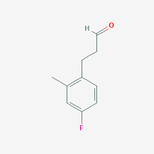 3-(4-Fluoro-2-methylphenyl)propanal