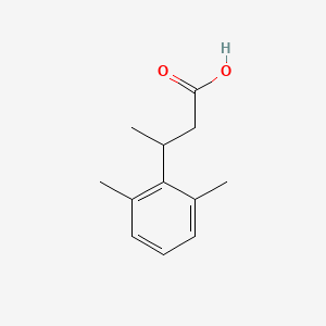 molecular formula C12H16O2 B13601513 3-(2,6-dimethylphenyl)butanoic Acid 