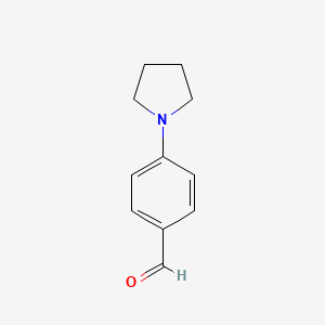 molecular formula C11H13NO B1360154 4-(1-Pyrrolidinyl)benzaldehyde CAS No. 51980-54-2